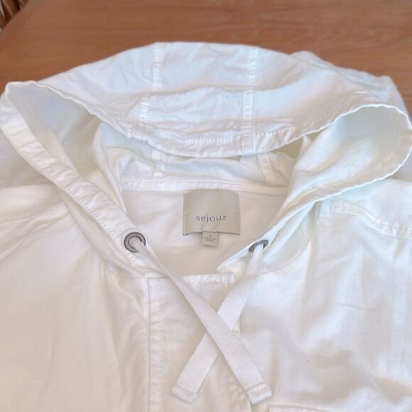 Sejour Jacket light, short cuffed sleeves white 1X - Picture 5 of 14